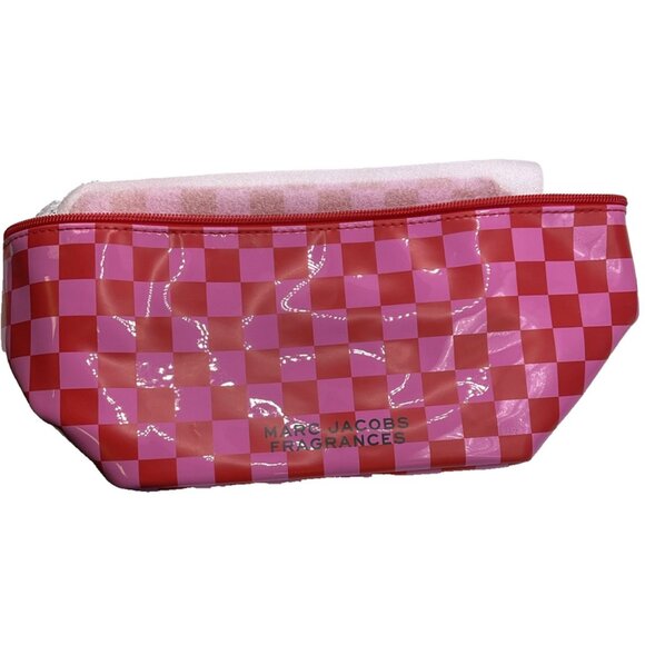 Marc Jacobs Vanity Case Red and Pink Checkered Bag Daisy Wild Perfume 4ml EDP - Picture 5 of 12